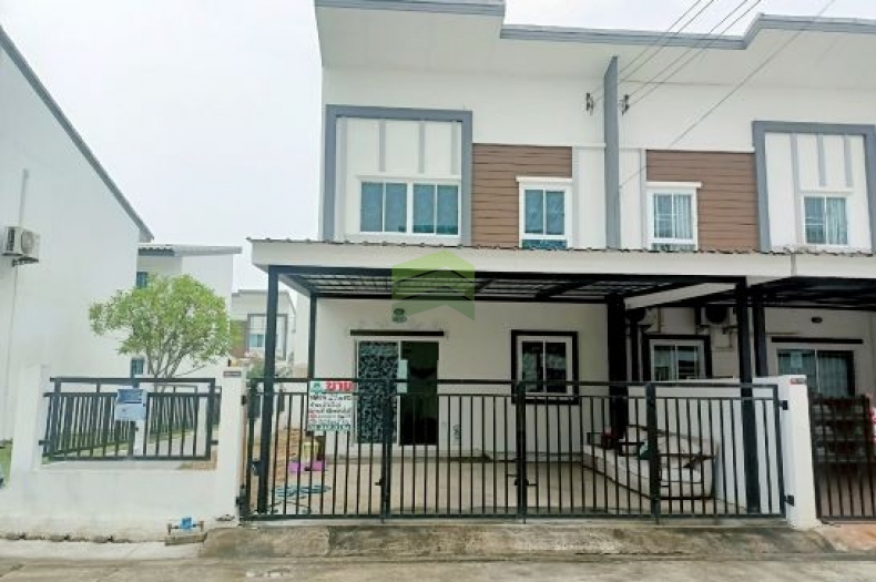 ขายทาวน์เฮ้าส์ หมู่บ้าน ไลโอ อีลิท กาญจนาภิเษก-เวสต์เกต เนื้อที่ 29.70 ตร.ว แปลงริม ใหม่ ทำเลดี