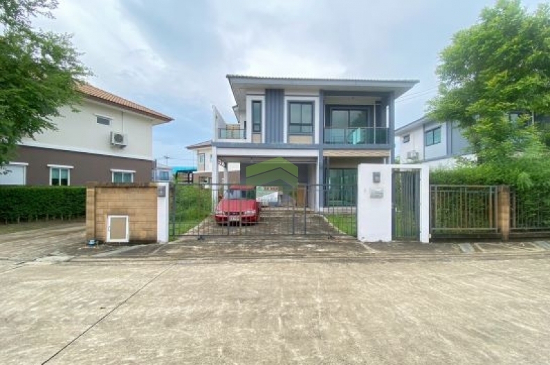 หมู่บ้านเดอะแกลลอรี่ เนเชอร่า พระราม2 วงแหวน ประชาอุทิศ ขายด่วน บ้านเดี่ยว 2 ชั้น เนื้อที่ 56.60 ตร.ว ทำเลดี