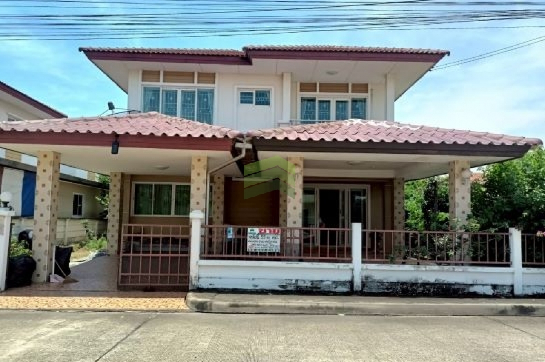 ขายบ้านเดี่ยว หมู่บ้านคุณาภัทร3 บ้านกล้วย ไทรน้อย เนื้อที่ 59.90 ตร.ว แปลงมุม แต่งครบ สวย พร้อมอยู่