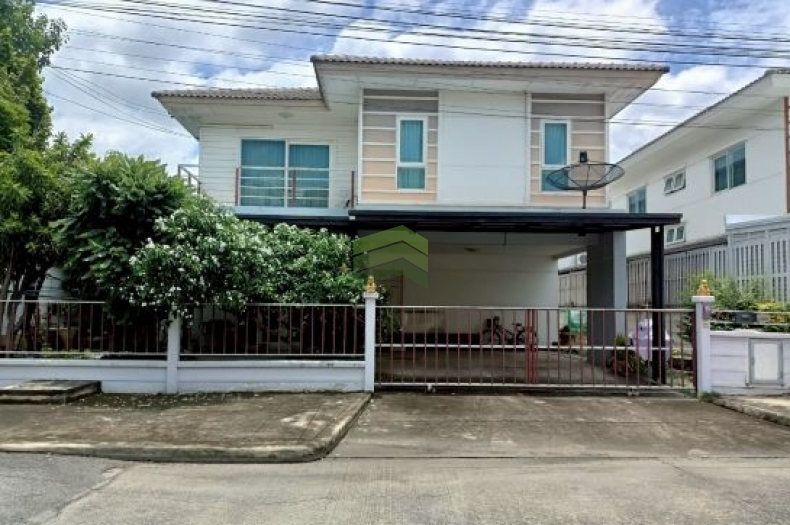 หมู่บ้านคุณาภัทร4 บ้านกล้วย ไทรน้อย ขายด่วน บ้านเดี่ยว 2 ชั้น เนื้อที่ 61.90 ตร.ว ต่อเติมครบ ทำเลดี ใกล้รถไฟฟ้า