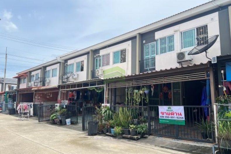 หมู่บ้านพฤกษา127 เศรษฐกิจ พระราม2 ขายด่วน ทาวน์เฮ้าส์ 2 ชั้น เนื้อที่ 17.40 ตร.ว ต่อเติมครบ ทำเลดี