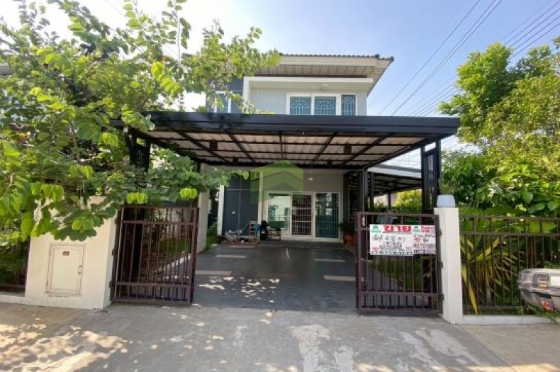 หมู่บ้าน ศุภาลัยพรีโม่ ลาดกระบัง ขายด่วน บ้านแฝด 2 ชั้น เนื้อที่ 40.60 ตร.ว แปลงริม ทำเลดี ใกล้รถไฟฟ้า AirportLink