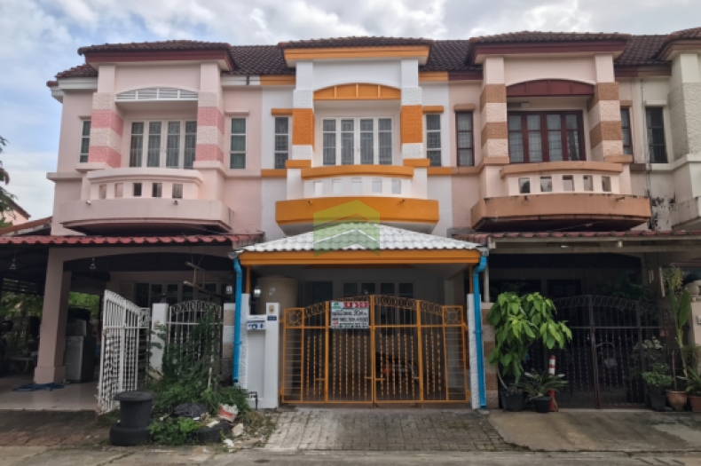 หมู่บ้าน บุศรินทร์ 2 รังสิตคลอง2 ขายทาวน์เฮ้าส์ 2 ชั้น เนื้อที่ 20.40 ตร.ว คูคต ลำลูกกา ปทุมธานี รีโนเวทใหม่ สวย พร้อมอยู่ 