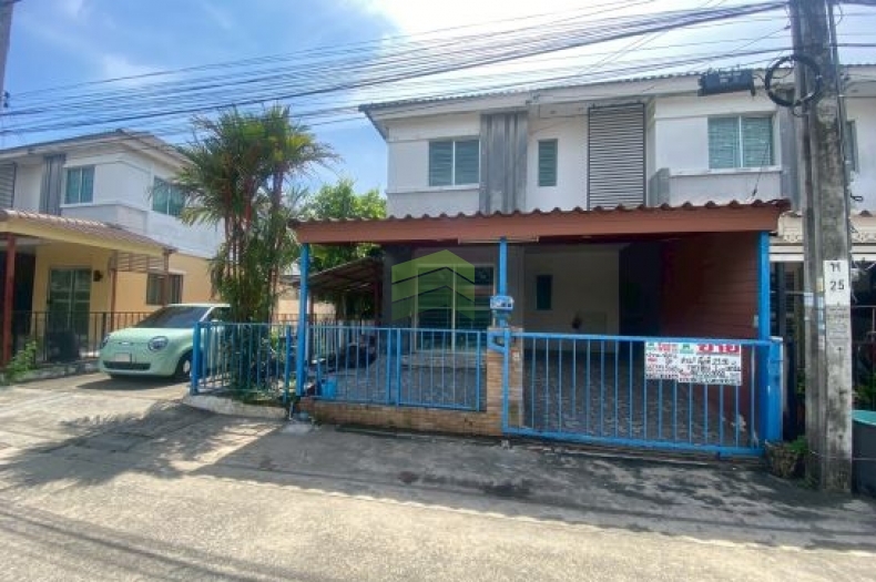 ขายทาวน์เฮ้าส์ 2 ชั้น หมู่บ้านพฤกษา86/1 ลาดกระบัง สุวรรณภูมิ เนื้อที่ 23.90 ตร.ว แปลงมุม ทำเลดี ใกล้สนามบินสุวรรณภูมิ