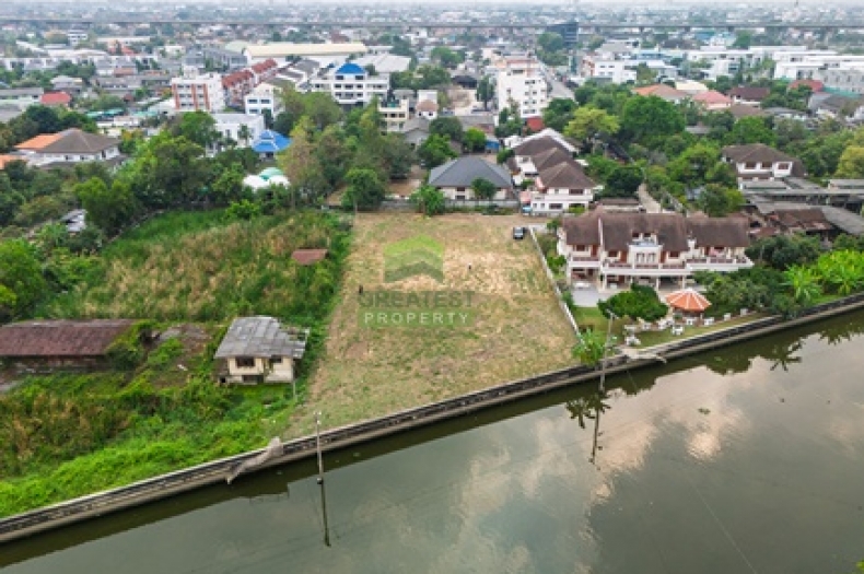 ที่ดินสวนผัก ติดคลองมหาสวัสดิ์ 