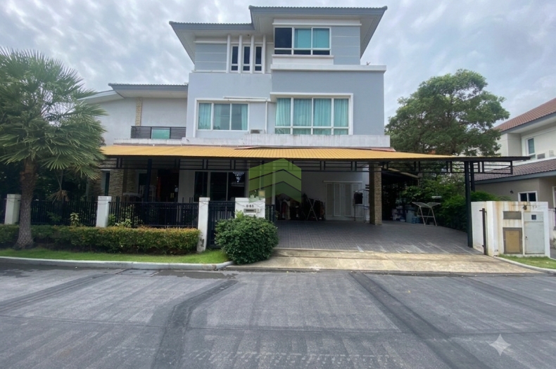 รีวิว หมู่บ้านแกรนด์ บางกอกบูเลอวาร์ด กรุงเทพกรีฑา คฤหาสน์หรู 3 ชั้น ทำเลศักยภาพ ใกล้พระราม 9