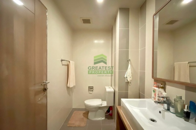 ห้องน้ำคอนโดบ้านแสนงาม ชะอำ แยกโซนเปียกและโซนแห้งด้วย Shower Box