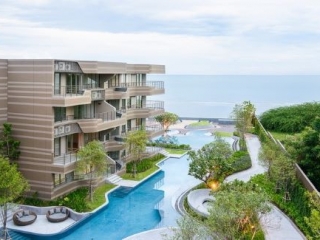 คอนโดบ้านแสนงาม ชะอำ บรรยากาศโครงการใกล้ชายหาด