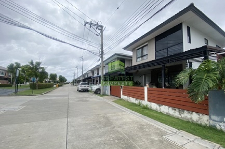 บ้านเดี่ยวทำเลหน้าสวน เดอะทรัสต์ สุวรรณภูมิ เทพารักษ์