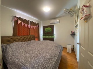 ห้องนอนบ้านเดี่ยว เดอะทรัสต์ สุวรรณภูมิ เทพารักษ์