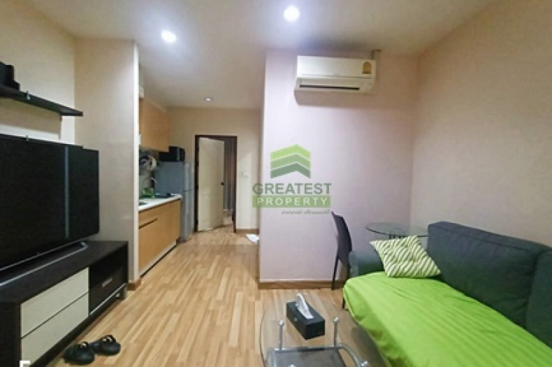 ห้องนั่งเล่นคอนโด PG Rama 9 