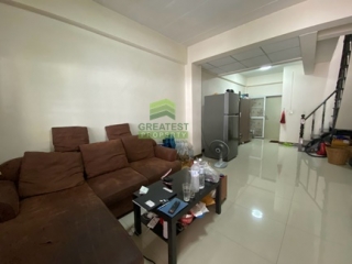 ห้องนั่งเล่นทาวน์เฮ้าส์ หมู่บ้านทรัพย์มั่นคง 4 บางบ่อ